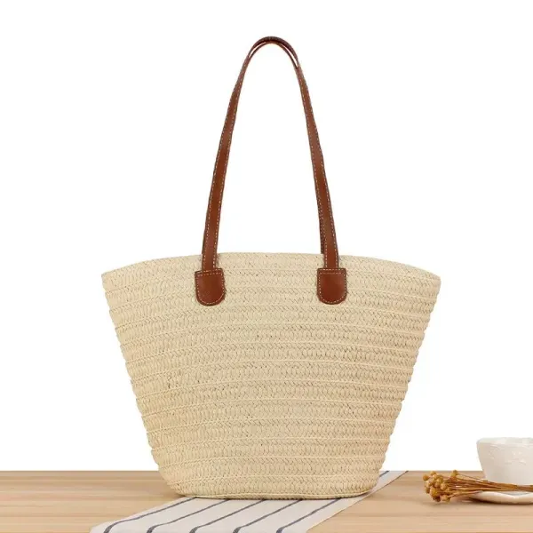 Thumbnail of Stylish Straw Beach Tote Bag