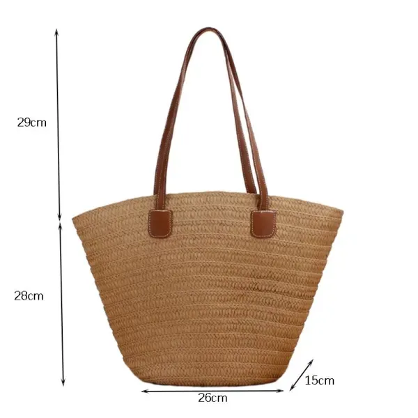 Thumbnail of Stylish Straw Beach Tote Bag