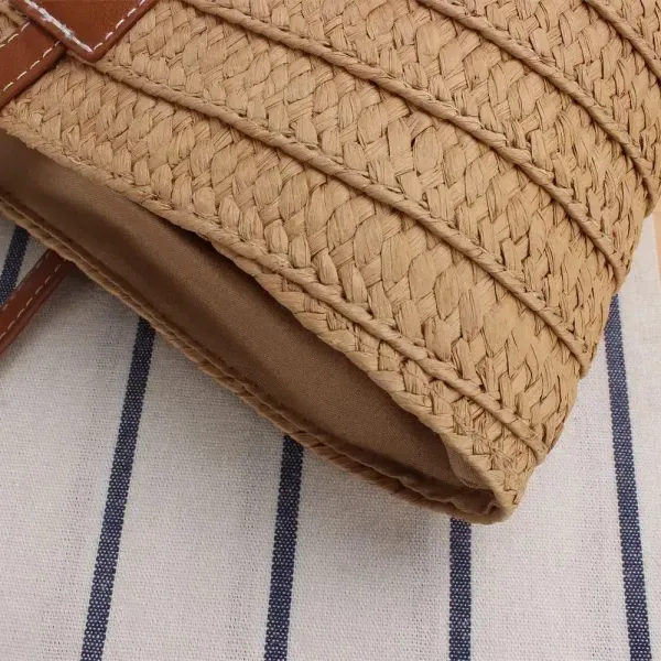 Thumbnail of Stylish Straw Beach Tote Bag