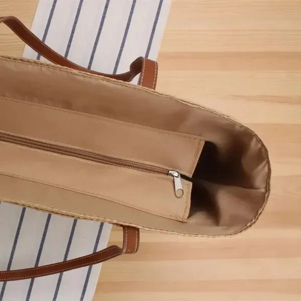 Thumbnail of Stylish Straw Beach Tote Bag