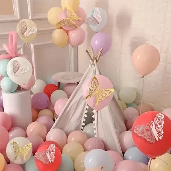 12 Pcs 3D Butterfly Wall Stickers Decor