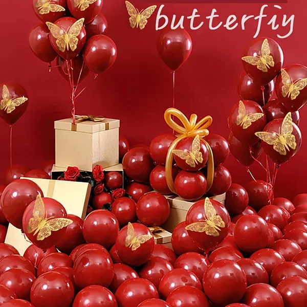 12 Pcs 3D Butterfly Wall Stickers Decor