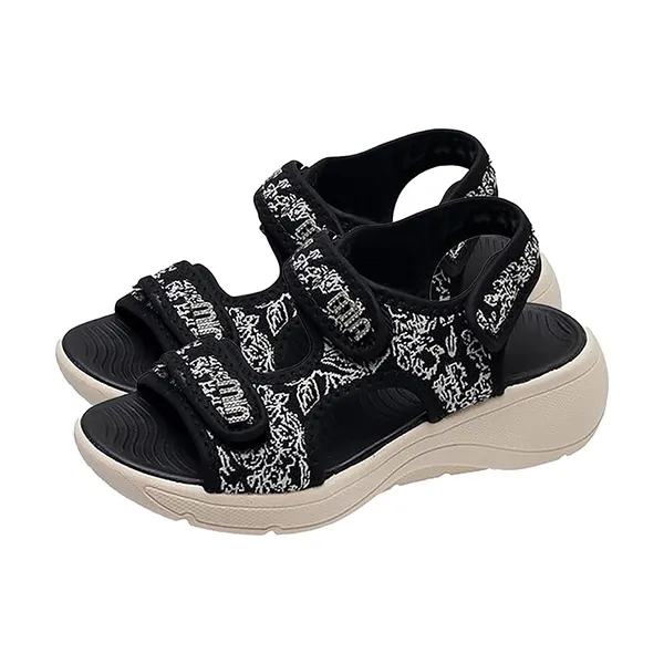 Printed Velcro Strap Walking Sandals