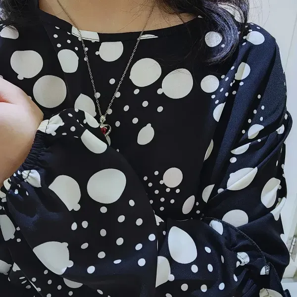 Puff Sleeve Round Neck Maxi Dress