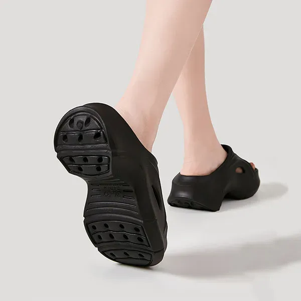 Premium Chunky Wedge Beach Slides