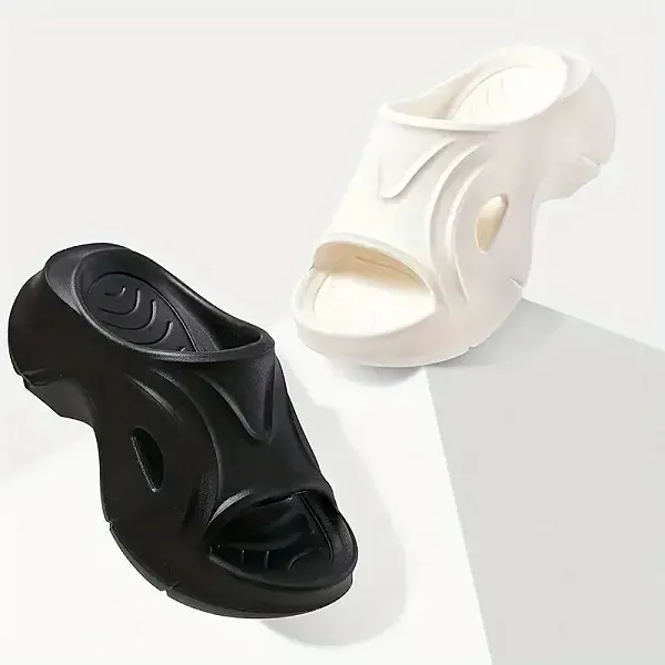 Premium Chunky Wedge Beach Slides