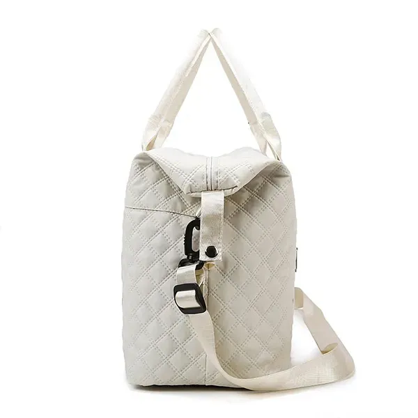 Stylish Quilted Travel and Gym Duffel Bag
