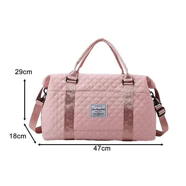 Thumbnail of Stylish Quilted Travel and Gym Duffel Bag