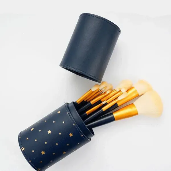 Thumbnail of 12Pcs Blue Star Makeup Brush Set with Case