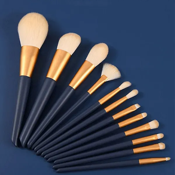 Thumbnail of 12Pcs Blue Star Makeup Brush Set with Case