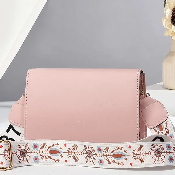 Ladies Bag With Heart Lock And Two Straps