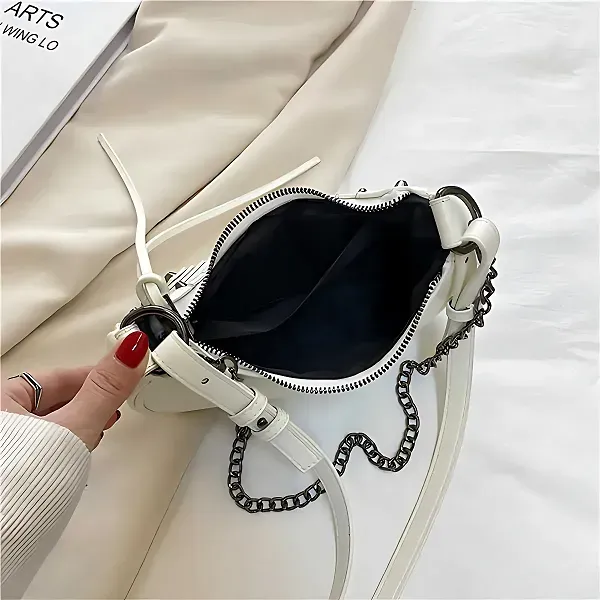 Thumbnail of Trendy Studded Shoulder Bag with Chain