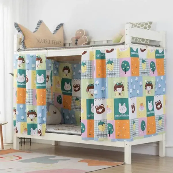 Children Bunk Bed Privacy Curtains Set