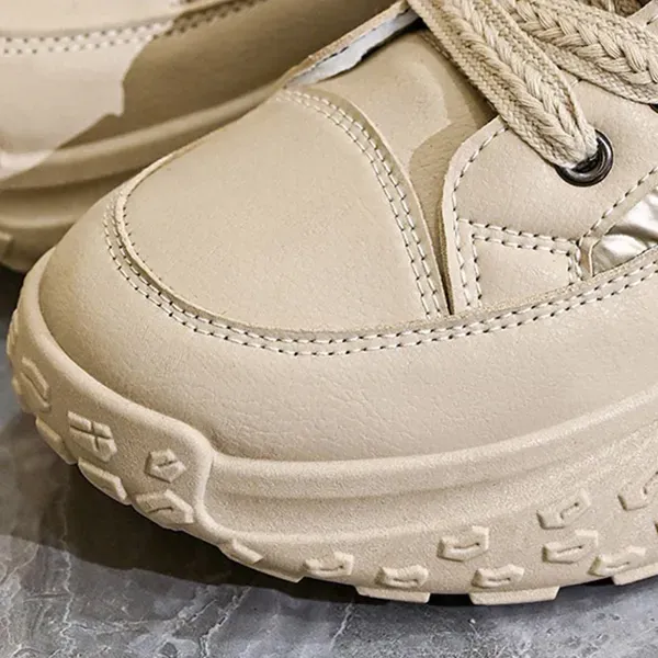 Winter Fashion High-Top Lace-Up Boots