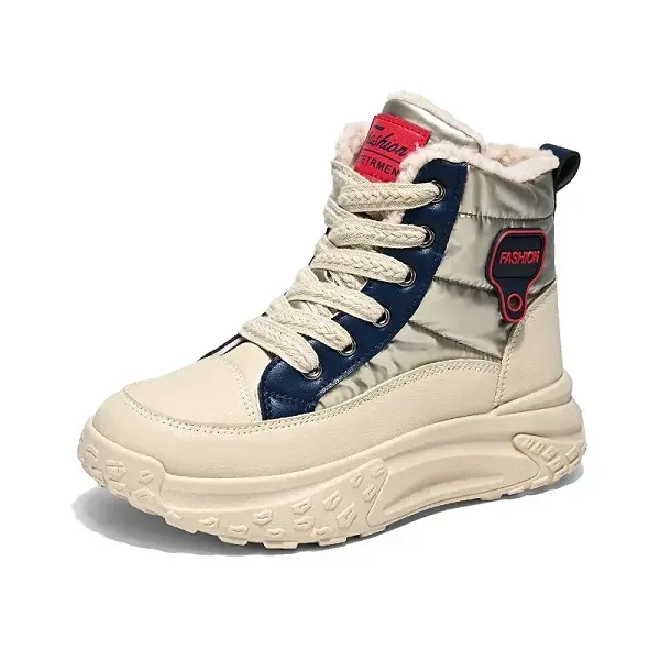Winter Fashion High-Top Lace-Up Boots