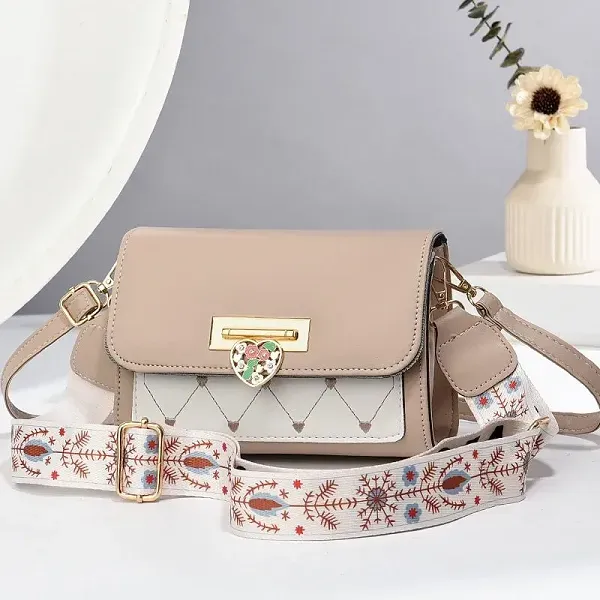 Thumbnail of Ladies Bag With Heart Lock And Two Straps