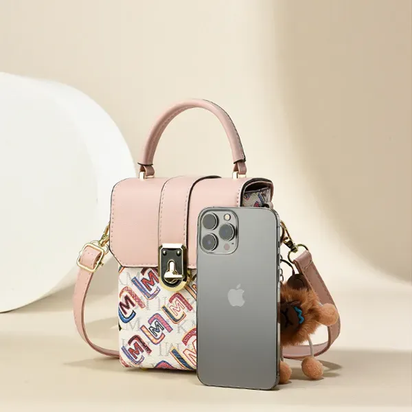 Thumbnail of Cute Mini Bag with Letters and Bear Charm