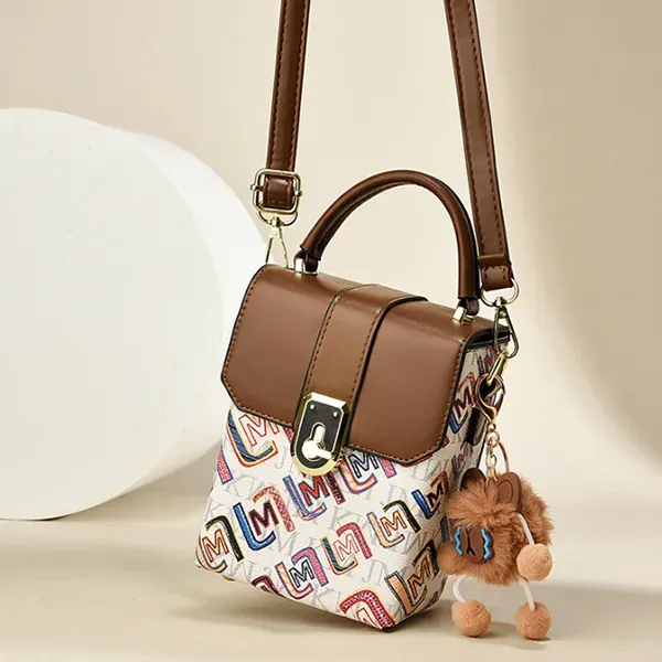 Thumbnail of Cute Mini Bag with Letters and Bear Charm