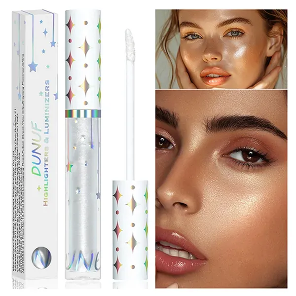 DUNUF Liquid Highlighter and Luminizer - 3D Face Glow