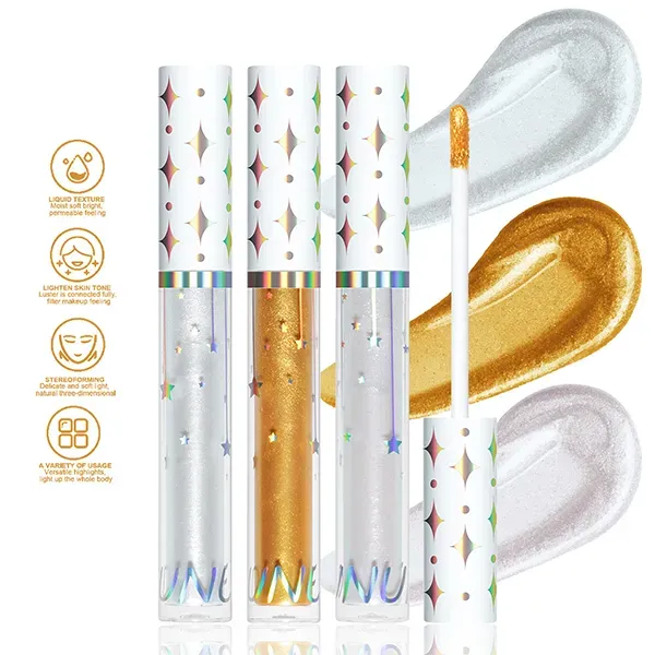 DUNUF Liquid Highlighter and Luminizer - 3D Face Glow