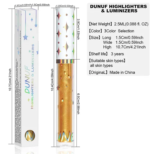 Thumbnail of DUNUF Liquid Highlighter and Luminizer - 3D Face Glow