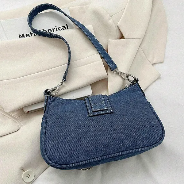 Thumbnail of Trendy Denim Shoulder Bag with Stars