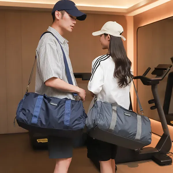 Large Travel And Gym Duffle Bag With Side Pocket