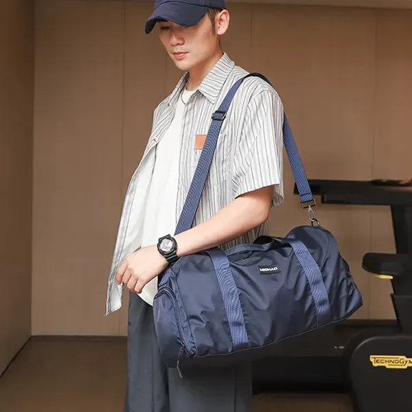 Large Travel And Gym Duffle Bag With Side Pocket