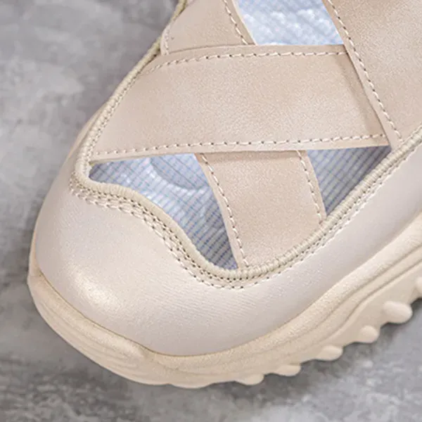 Chunky Cutout Sneaker Sandals - Trendy Platform Shoes