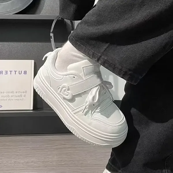 Thumbnail of Chic Heart Strap Platform Sneakers | Women's Casual Shoes