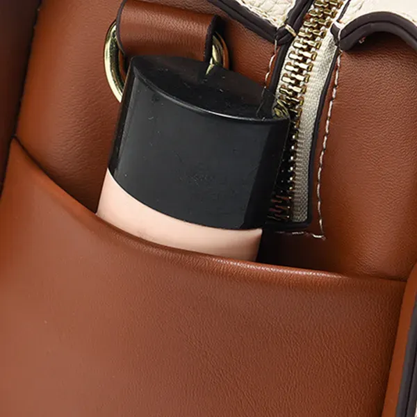 صورة مصغرة لـ Cartoon Bear Adjustable Strap Zipper Pillow Style Women Designer Handbag