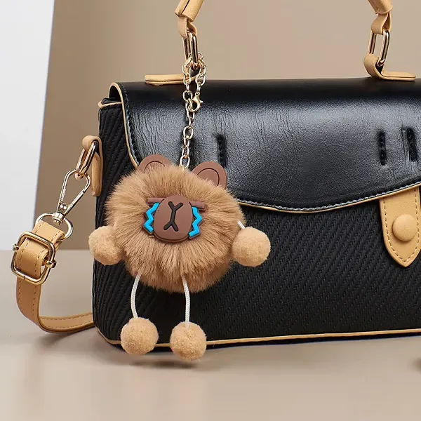 PU Leather Adjustable Shoulder Strap Compact Size Women Handbag