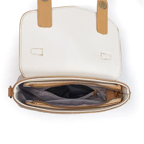 Thumbnail of PU Leather Adjustable Shoulder Strap Compact Size Women Handbag