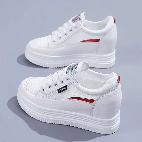 صورة مصغرة لـ Breathable Mesh Platform Wedge Sneakers for Women