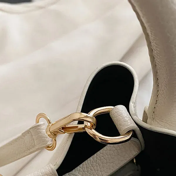 Thumbnail of Stylish Bucket Bag with Scarf Detail