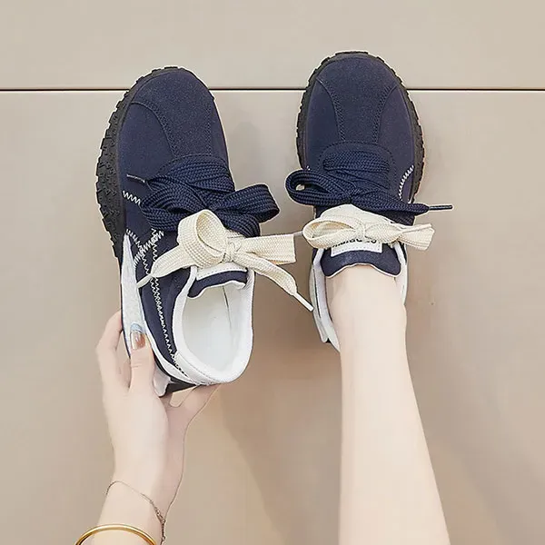 Comfortable Everyday Sneakers With Stylish Bow Detail