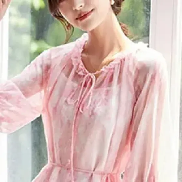 Elegant Chiffon Maxi Dress