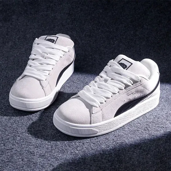 Classic Suede-Style Low-Top Sneakers