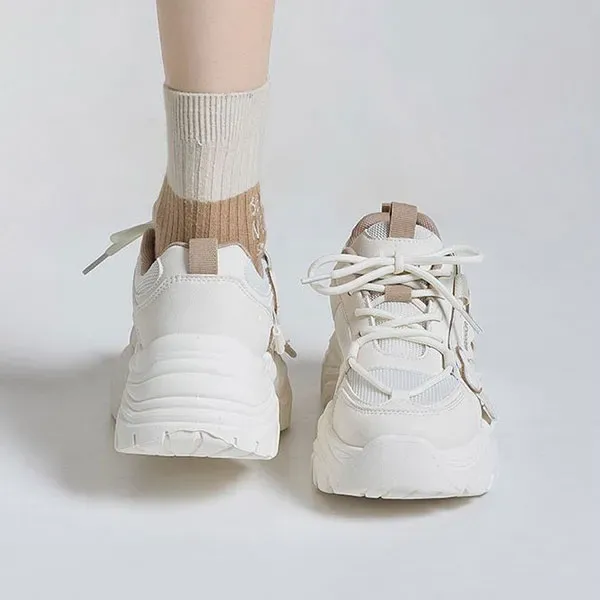 Thumbnail of Chunky Sole Fashion Sneakers with Heart Details