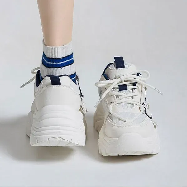 Thumbnail of Chunky Sole Fashion Sneakers with Heart Details