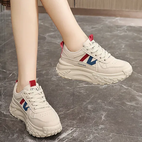 Chunky Comfy Everyday Fashion Sneakers