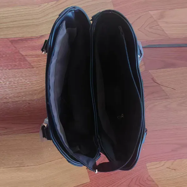 Thumbnail of Textured Woven Style Handbag and Pouch Set