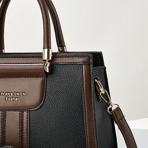 Thumbnail of Classic 3-Piece Handbag Set with Wallet