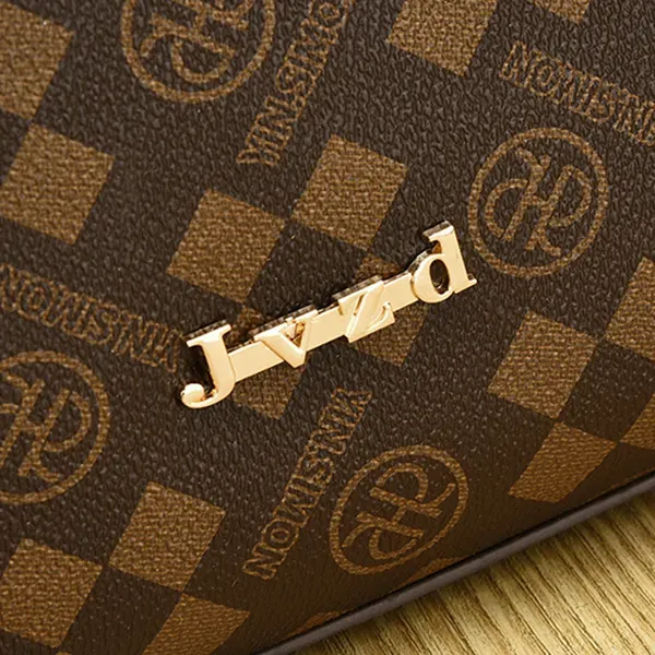 Classic Patterned Square Handbag