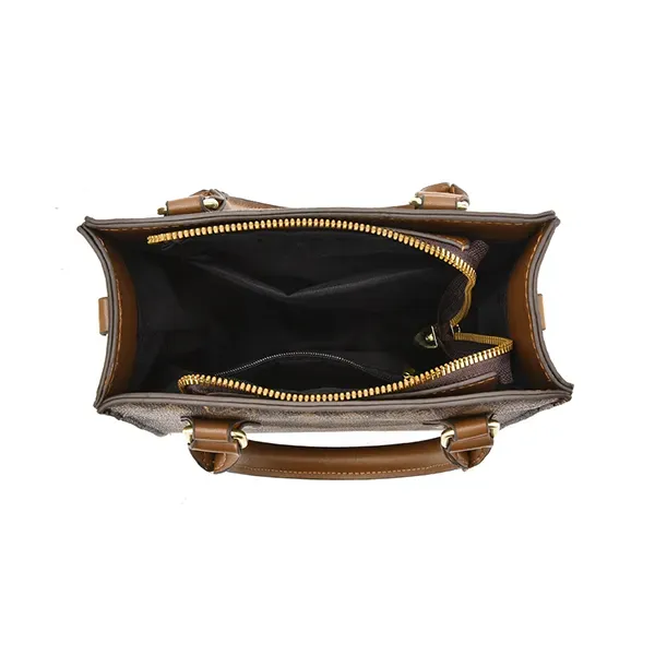 Classic Patterned Square Handbag