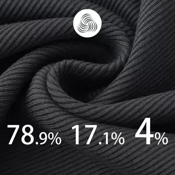 Ribbed Zip Neck Hooded Long Sleeve Top