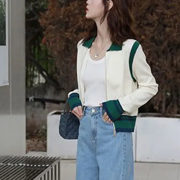 Comfy Knit Zip-Up Winter Sweater Jacket