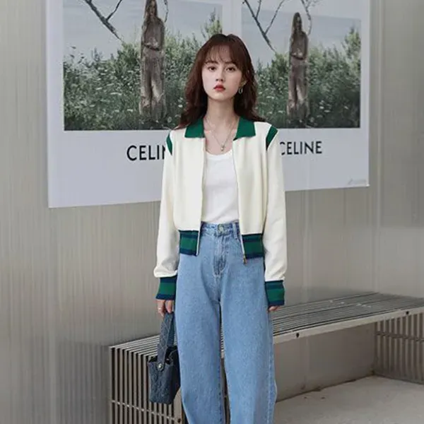 Comfy Knit Zip-Up Winter Sweater Jacket