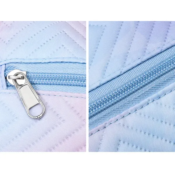 Chic Quilted Chevron Weekender Bag | Travel and Gym Duffel with Shoe Compartment