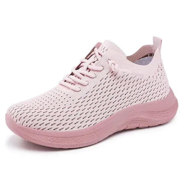 Comfortable Mesh Lace Up Walking Sneakers